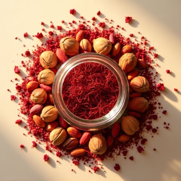 زعفران نیک طعم تاج مرند - طلای سرخ آذربایجان شرقی